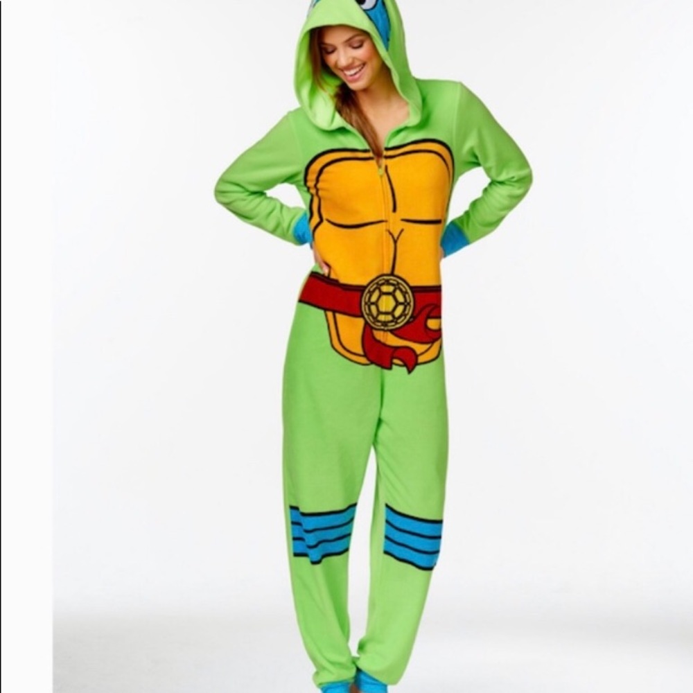 Ninja Turtles Leonardo Fleece Hooded Onesie
